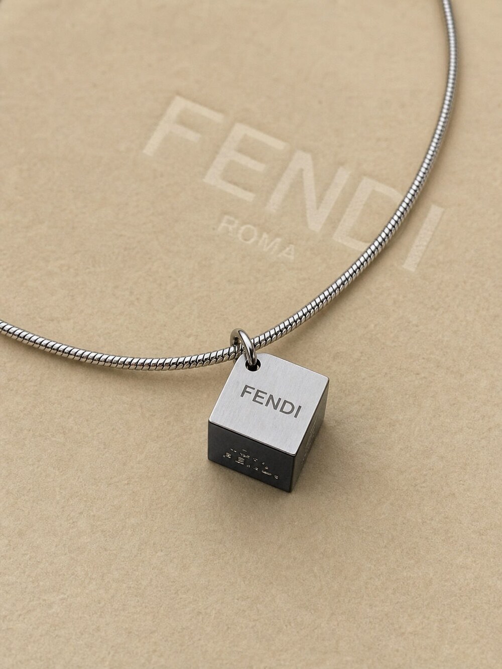 Fendi Modern Designer Necklace Style 4 | New with Box - Picture 5 of 9
